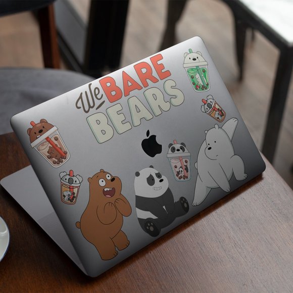 Cartoon We Bare Bears case for apple MacBook All Generations Air Pro - Picture 7 of 7